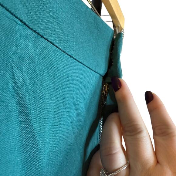 NWOT A New Day teal cargo jogger slacks with elastic waist band Women's 16 - Picture 6 of 8